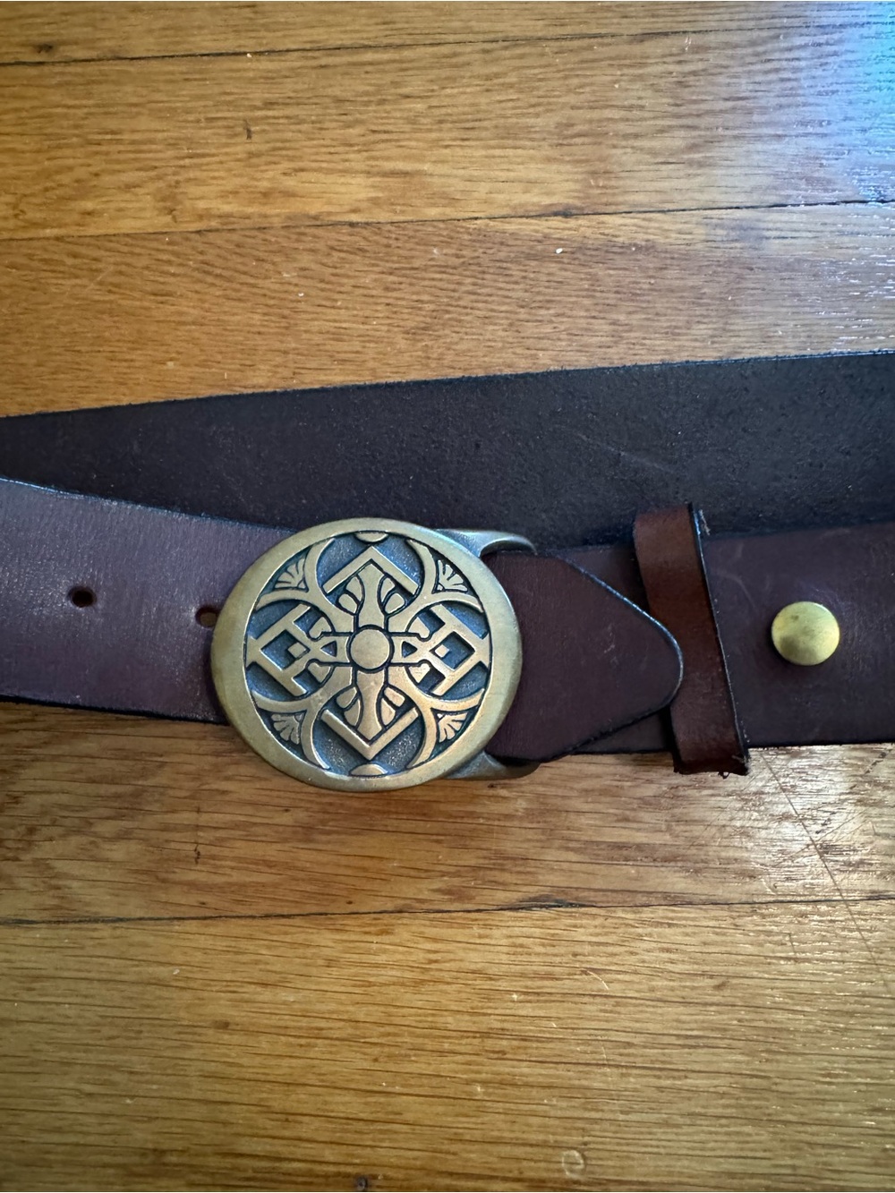 Vintage TECH ETHER GUILD "RAYS" SOLID BRASS Belt Buckle 1975